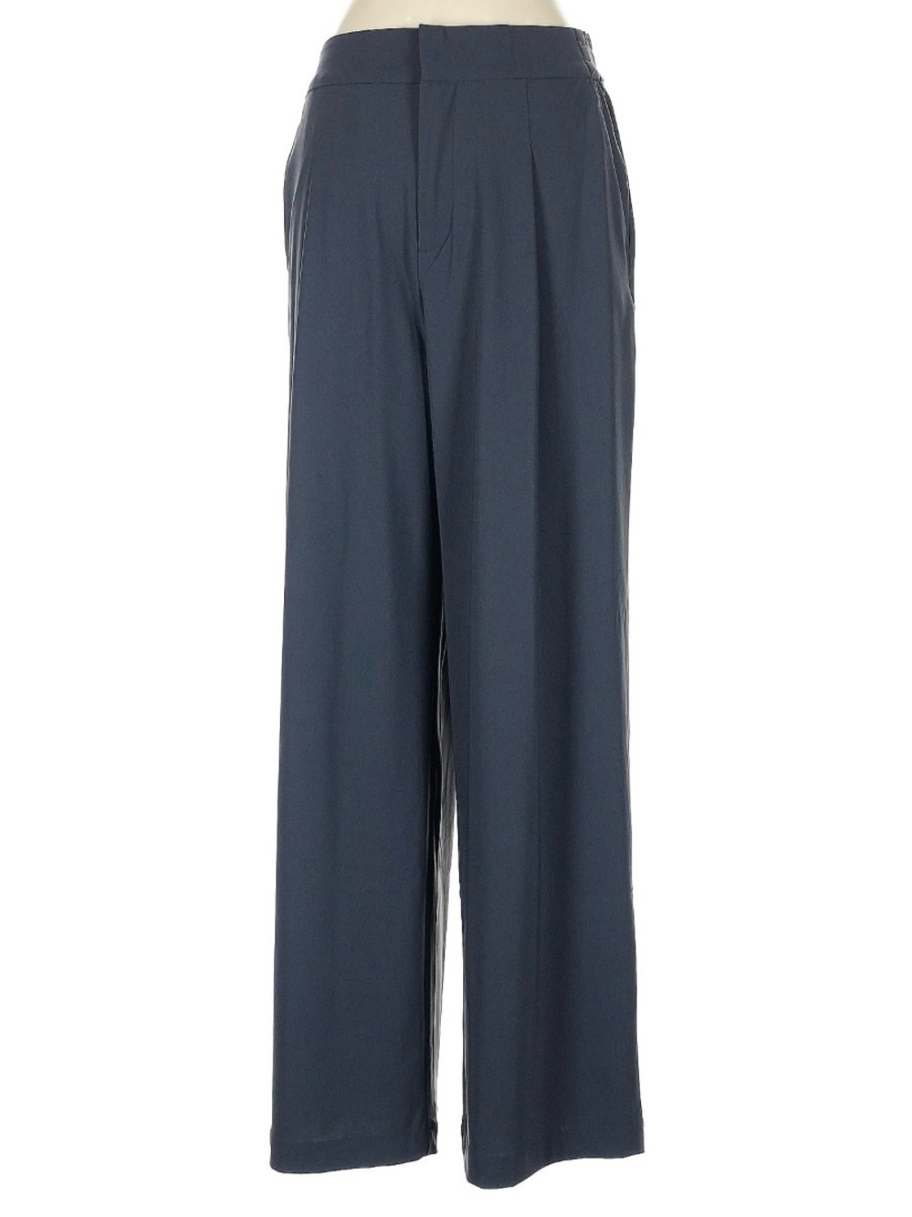 Athleta grey Pinnacle High Rise Trouser wide leg size 8